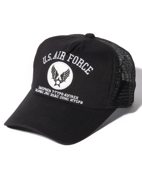 AVIREX(AVIREX)/US AIR FORCE PATCH MESH CAP/img05