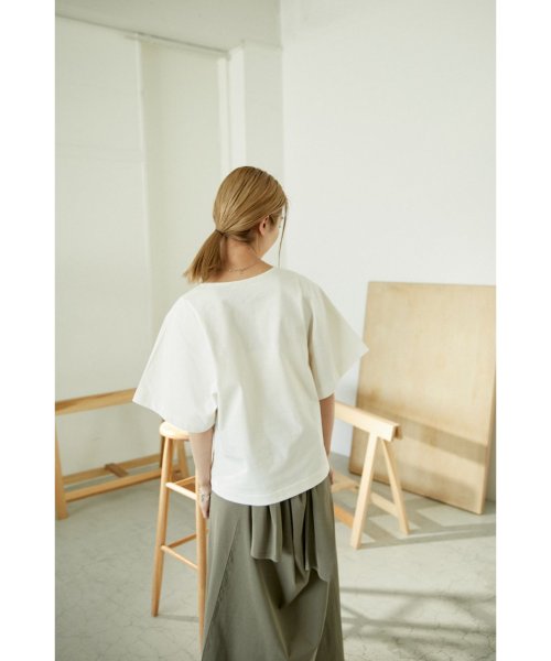 BLACK BY MOUSSY(ブラックバイマウジー)/wide sleeve cut tops/img01
