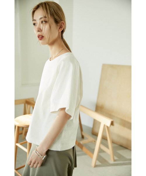 BLACK BY MOUSSY(ブラックバイマウジー)/wide sleeve cut tops/img02