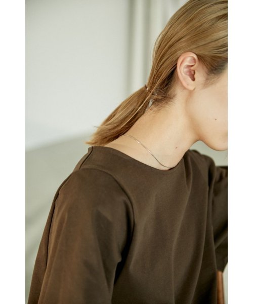 BLACK BY MOUSSY(ブラックバイマウジー)/wide sleeve cut tops/img08