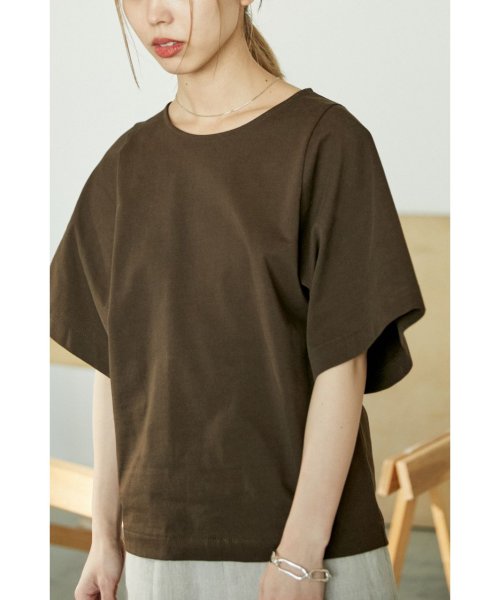 BLACK BY MOUSSY(ブラックバイマウジー)/wide sleeve cut tops/img09