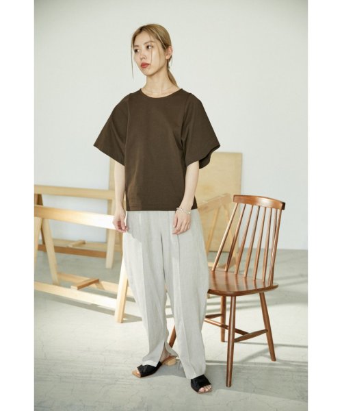 BLACK BY MOUSSY(ブラックバイマウジー)/wide sleeve cut tops/img11