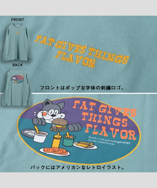 1111clothing(ワンフォークロージング)/◆USAコットン レトロイラスト ロンTee◆ 長袖tシャツ メンズ 長袖tシャツ レディース ロンt メンズ ロンt レディース クルーネック 長袖 tシャツ/img07