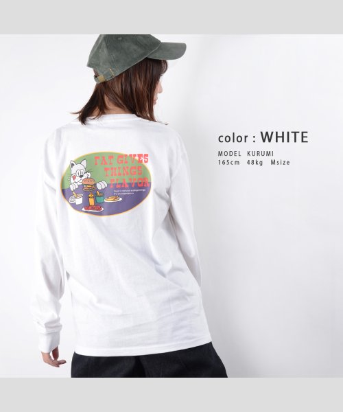 1111clothing(ワンフォークロージング)/◆USAコットン レトロイラスト ロンTee◆ 長袖tシャツ メンズ 長袖tシャツ レディース ロンt メンズ ロンt レディース クルーネック 長袖 tシャツ/img10