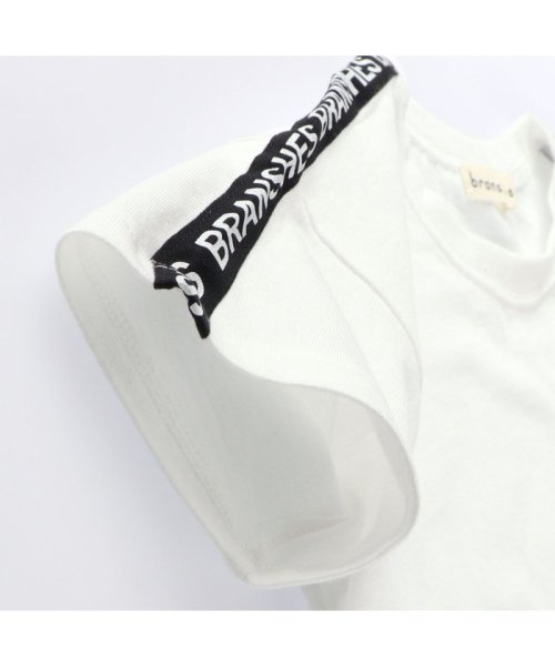BRANSHES(ブランシェス)/【WEB限定】ラインロゴ半袖Tシャツ/img05