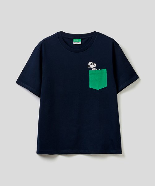 BENETTON (mens)(ベネトン（メンズ）)/【PEANUTSコラボ】スヌーピーポケット付きTシャツ・カットソー/img38