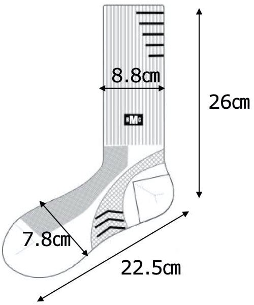 MARUKAWA(マルカワ)/【BMC】BLUE MONSTER CLOTHING 抗菌消臭 疲労軽減 高機能ロングソックス/スポーツ バイク 作業着 /img09