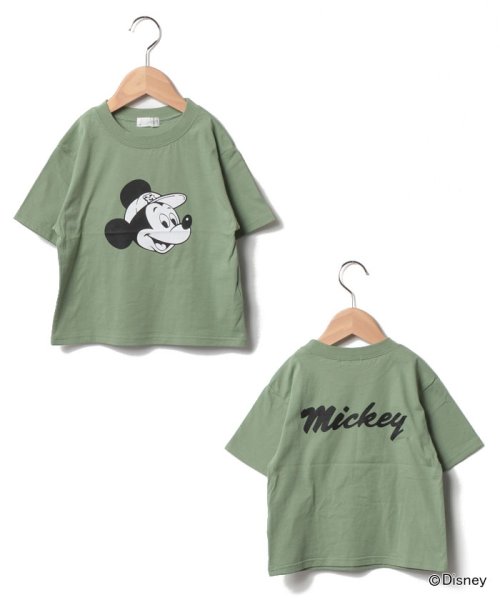 b-ROOM(ビールーム)/【DISNEY】ミッキーマウスデザインTシャツ（キャップ）/img06