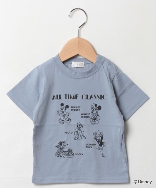 b-ROOM(ビールーム)/【DISNEY】 ミッキーマウスデザイン フレンドTシャツ/img05