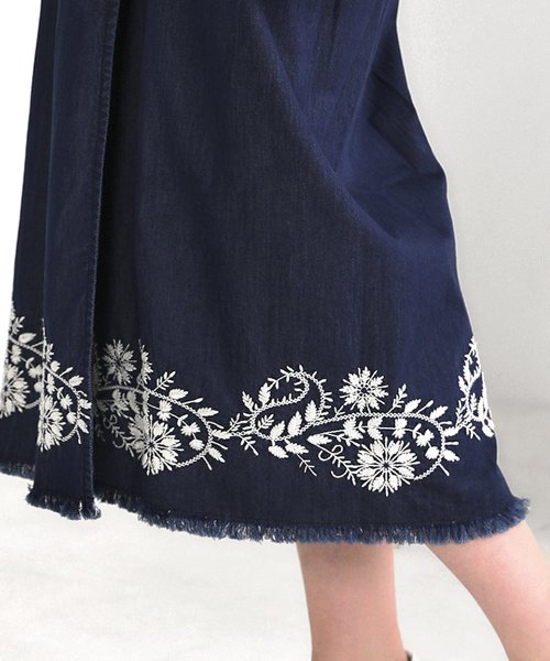 クーポン セール 10 Off デニム刺繍2wayワンピース ブージュルード Bou Jeloud Magaseek