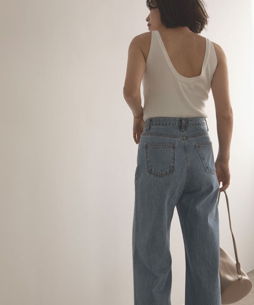 marjour(マージュール)/STRAIGHT WIDE DENIM/img11