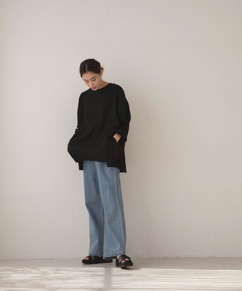 marjour(マージュール)/STRAIGHT WIDE DENIM/img17