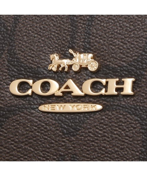 COACH(コーチ)/コーチ アウトレット ショルダーバッグ シグネチャー ブラウン ブラック レディース COACH C1554 IMAA8/img08