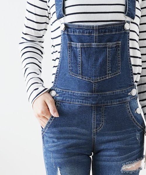 セール クラッシュデニム サロペットジーンズ サロペット デニム スキニー スキニーパンツ パンツ ボトム スリットデニム 韓国 ファッション サイドディープクラッ フューティアランド Futier Land Magaseek セール クラッシュデニム サロペットジーンズ サロペット デニム スキニー スキニーパンツ パンツ ボトム スリットデニム 韓国 ファッション サイドディープクラッ フューティアランド Futier Land Magaseek