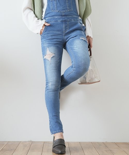 セール クラッシュデニム サロペットジーンズ サロペット デニム スキニー スキニーパンツ パンツ ボトム スリットデニム 韓国 ファッション サイドディープクラッ フューティアランド Futier Land Magaseek セール クラッシュデニム サロペットジーンズ サロペット デニム スキニー スキニーパンツ パンツ ボトム スリットデニム 韓国 ファッション サイドディープクラッ フューティアランド Futier Land Magaseek