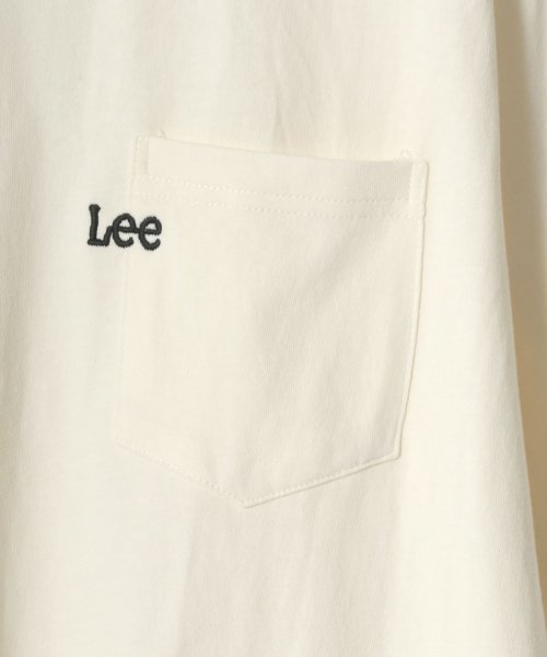 LAZAR(ラザル)/【Lazar】Lee/リー ワンポイント ミニロゴ刺繍 ポケット Tシャツ/img02