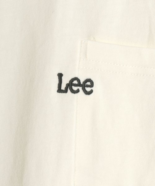 LAZAR(ラザル)/【Lazar】Lee/リー ワンポイント ミニロゴ刺繍 ポケット Tシャツ/img05