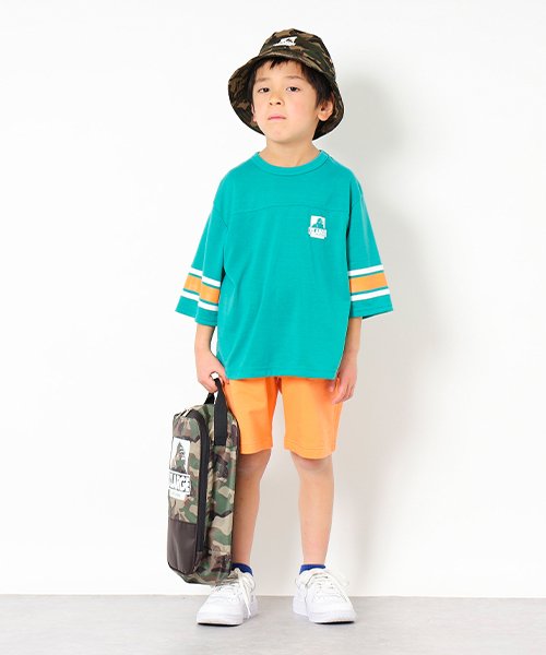 XLARGE KIDS(エクストララージ　キッズ)/裏毛 OGゴリラベイカー風ショートパンツ/img01