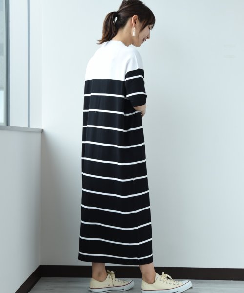 actuelselect(アクチュエルセレクト)/【ＳＵＰＥＲＴＨＡＮＫＳ】ＫＮＩＴ　ＢＯＲＤＥＲ　ＭＯＣＫＮＥＣＫ　ＯＮＥ－ＰＩＥＣＥ/img13