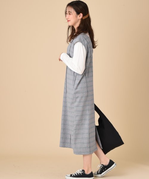 actuelselect(アクチュエルセレクト)/【ＳＵＰＥＲＴＨＡＮＫＳ】ＮＯ－ＳＬＥＥＶＥＳ　ＶＮＥＣＫ　ＯＮＥ－ＰＩＥＣＥ/img10