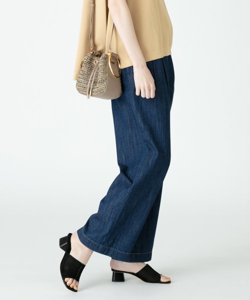 セール 50 Off デニムタックワイドパンツ アルアバイル Allureville Magaseek セール 50 Off デニムタックワイドパンツ アルアバイル Allureville Magaseek