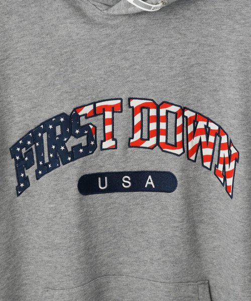 LHP(エルエイチピー)/FIRSTDOWN/ファーストダウン/グラフィックプリントパーカー/USA Hooded Sweat/F971004C/img02