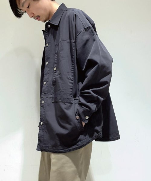GLOSTER(GLOSTER)/【Vertigo Designs / バーティゴデザイン】 Big Shirt Jacket #VE－21SS010/img20
