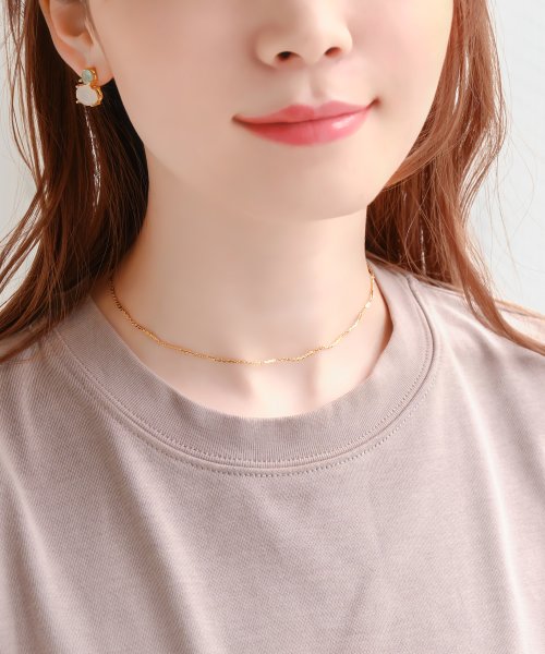 センシュアルスエッジチョーカーネックレス ゴールド フィービィー Phoebe Magaseek センシュアルスエッジチョーカーネックレス ゴールド フィービィー Phoebe Magaseek