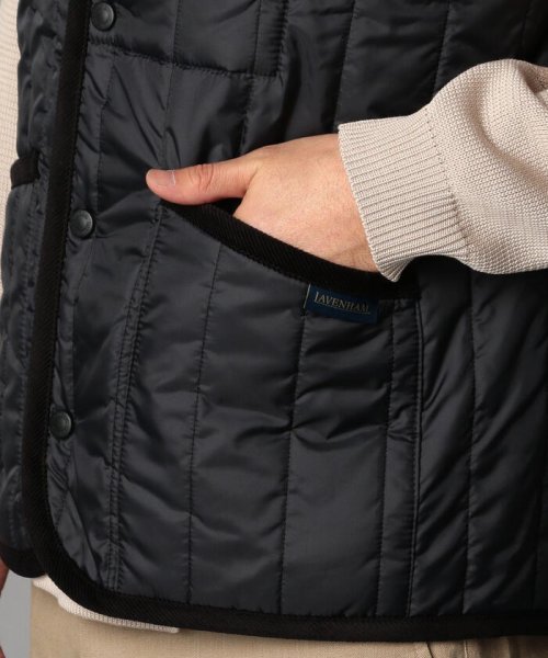 NOLLEY’S goodman(ノーリーズグッドマン)/【LAVENHAM/ラベンハム】 LAVENSTER COLLARLESS GILET (SLJ1004)/img06