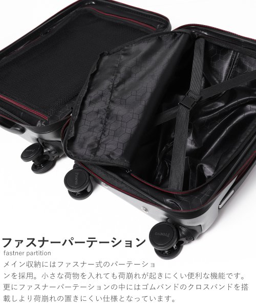tavivako(タビバコ)/Proevo スーツケース 機内持ち込み s フロントオープン 2ポケット ストッパー 静音 8輪 TSA 多機能 キャリーケース キャリーバッグ ビジネス/img07