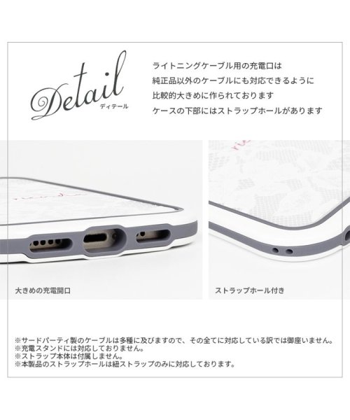 rienda(リエンダ)/iphone ケース iPhone12 リエンダ rienda 耐衝撃クリアケース iphone12 アイフォンケース スマホケース/img10