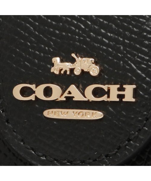 COACH(コーチ)/コーチ アウトレット 二つ折り財布 ブラック レディース COACH 6390 IMBLK/img06