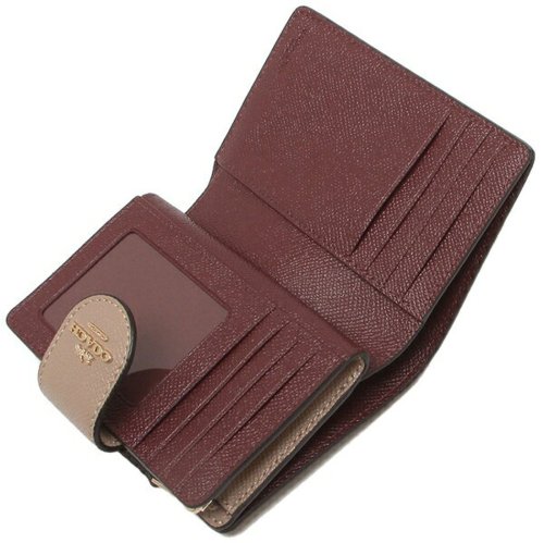 コーチ アウトレット 二つ折り財布 ベージュ レディース COACH 6390 IMTAU コーチ アウトレット 二つ折り財布 ベージュ レディース COACH なし