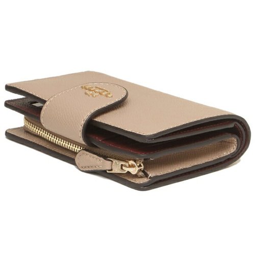 コーチ アウトレット 二つ折り財布 ベージュ レディース COACH 6390 IMTAU コーチ アウトレット 二つ折り財布 ベージュ レディース COACH なし