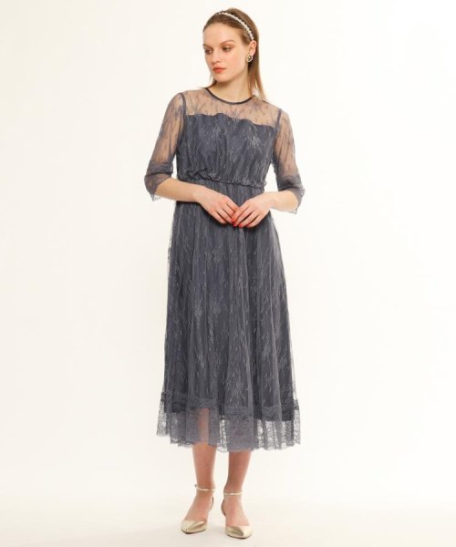 セール 70 Off Calian キャリアン 総レースサテンワンピース アナトリエ Anatelier Magaseek