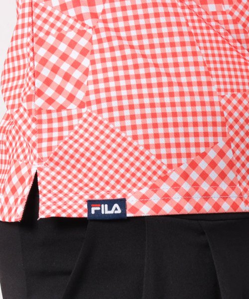 FILA GOLF(フィラゴルフ（レディース）)/ハンソデ ポロシャツ/img05