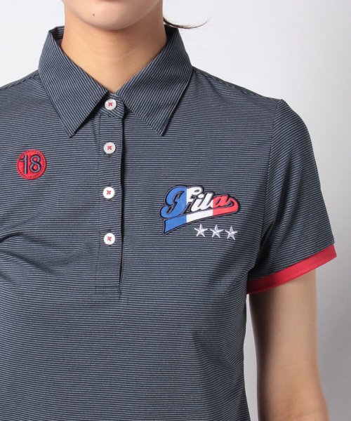 FILA GOLF(フィラゴルフ（レディース）)/ハンソデ ポロシャツ/img04