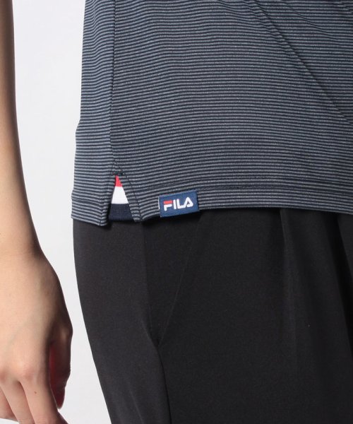 FILA GOLF(フィラゴルフ（レディース）)/ハンソデ ポロシャツ/img05