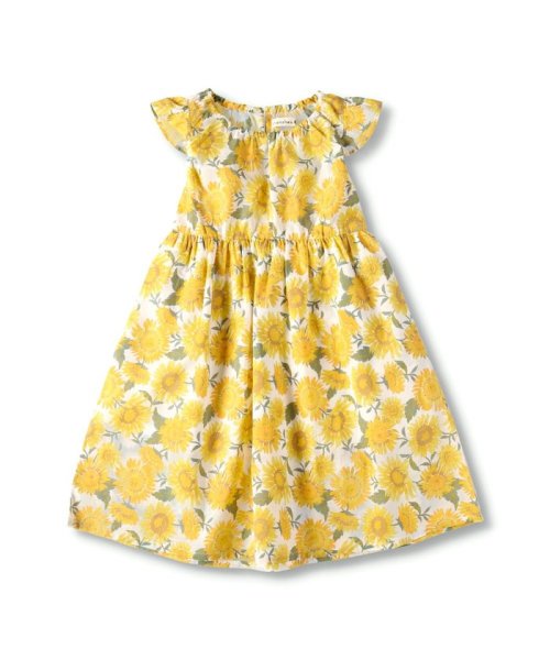 クーポン開催中 ペア ひまわり柄ワンピース ブランシェス Branshes Magaseek