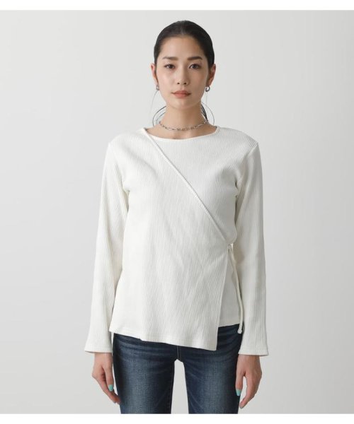 AZUL by moussy(アズールバイマウジー)/LAYERED RIB L／S TOPS/img04