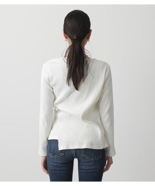 AZUL by moussy(アズールバイマウジー)/LAYERED RIB L／S TOPS/img06