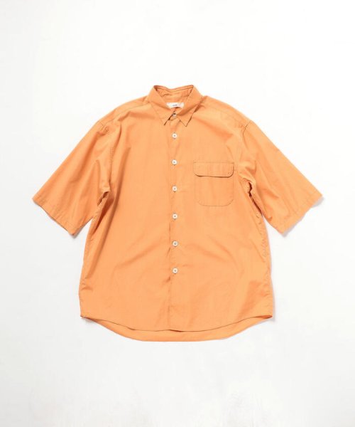 GLOSTER(GLOSTER)/【unfil / アンフィル】washed cotton－poplin s/s shirt #WOSP－UM213/img21