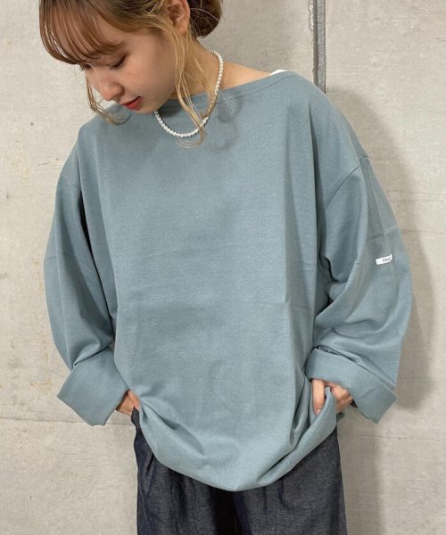 GLOSTER(GLOSTER)/UNISEX ビッグバスク バスクシャツ ビッグシルエット/img57