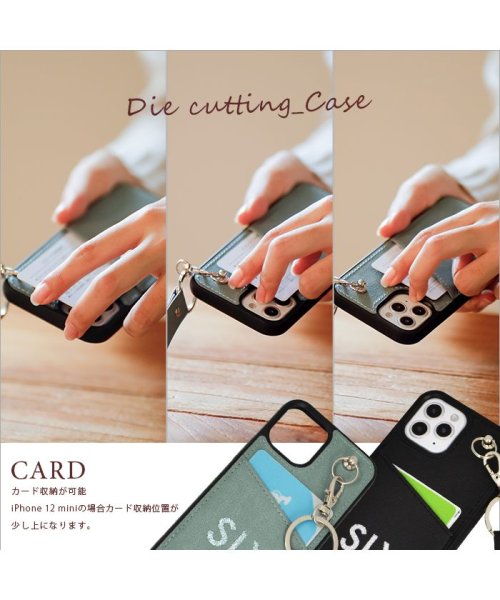 SLY(スライ)/iphone ケース iPhone12mini SLY スライ Die cutting_Case スマホケース iphone12mini アイフォンケース/img16