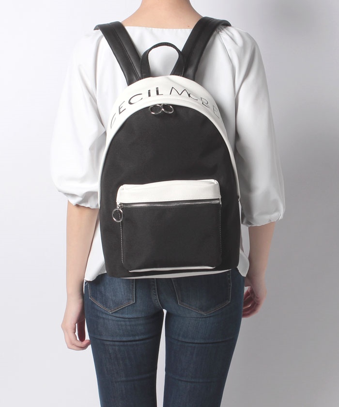 セシルマクビー リュック バックパック Travel Basic 2 レディース ブラック Keser No