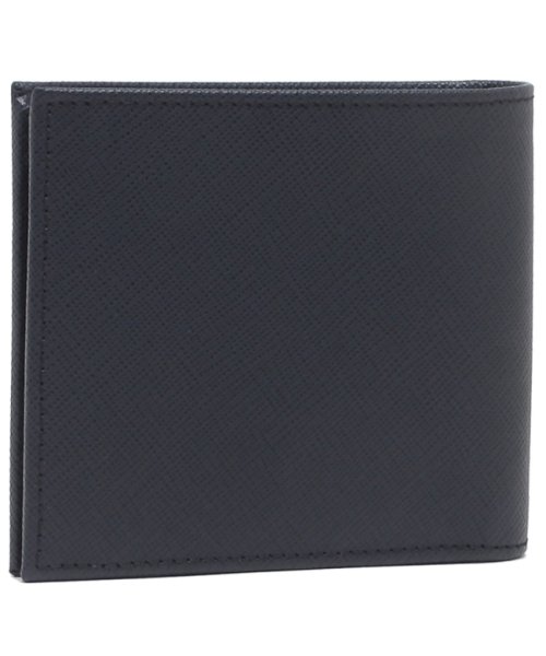 セール プラダ 二つ折り財布 サフィアーノトライアングルロゴ ネイビー メンズ Prada 2mo513 Qhh F0216 プラダ Prada Magaseek