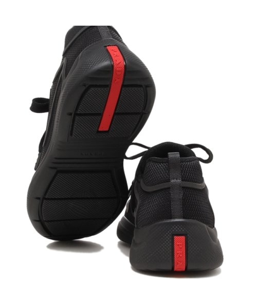 セール プラダ スニーカー 靴 シューズ バイク ブラック メンズ Prada 4e3390 18l F0002 プラダ Prada Magaseek