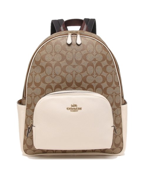 セール コーチ アウトレット リュック バックパック シグネチャー Large ベージュ ホワイト レディース Coach 6495 Imdj8 503944745 コーチ Coach Magaseek
