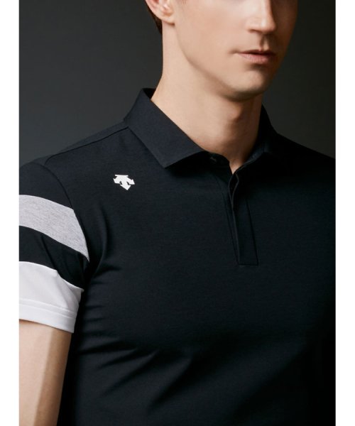 DESCENTE GOLF(デサントゴルフ)/ドライストレッチ袖切り替えシャツ【UV】【アウトレット】/img02