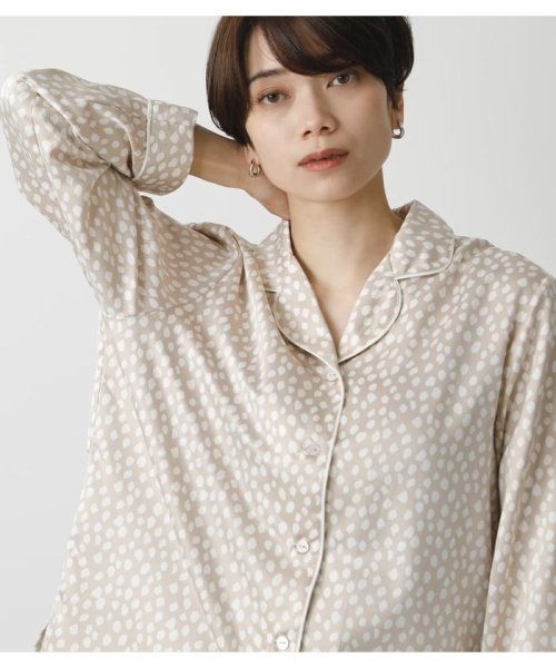 AZUL by moussy(アズールバイマウジー)/T／H SATIN L／S PAJAMAS/img12